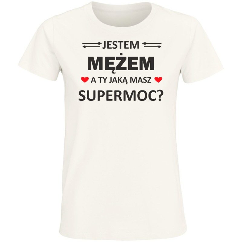 jestem mezem damska white