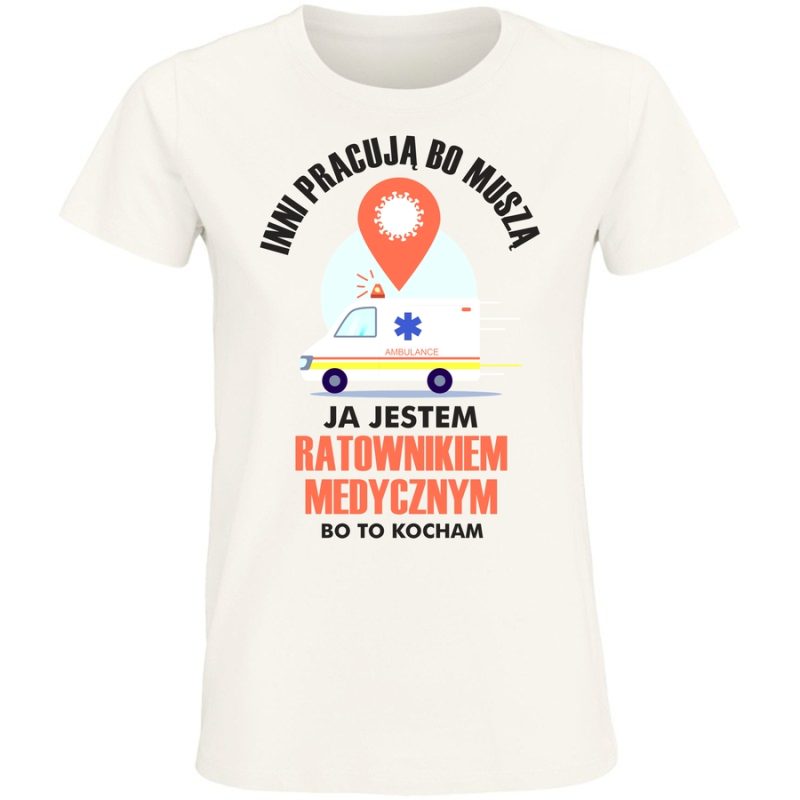 jestem ratownikiem medycznym1 damska white