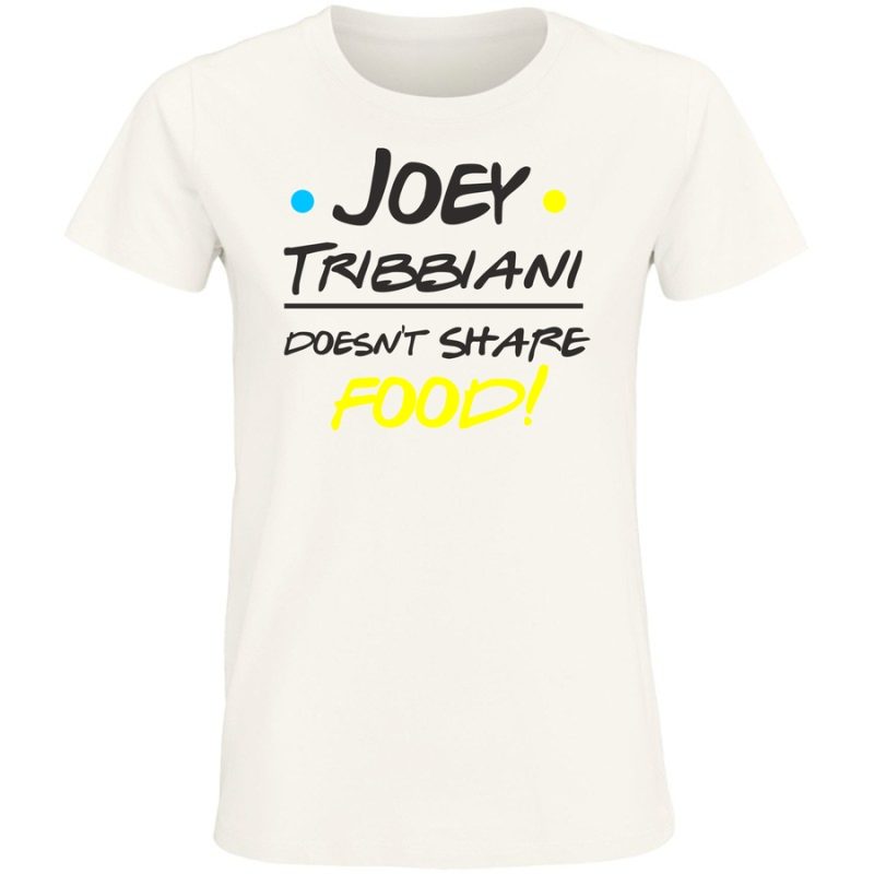 joey tribbiani doesnt share food przyjaciele damska white