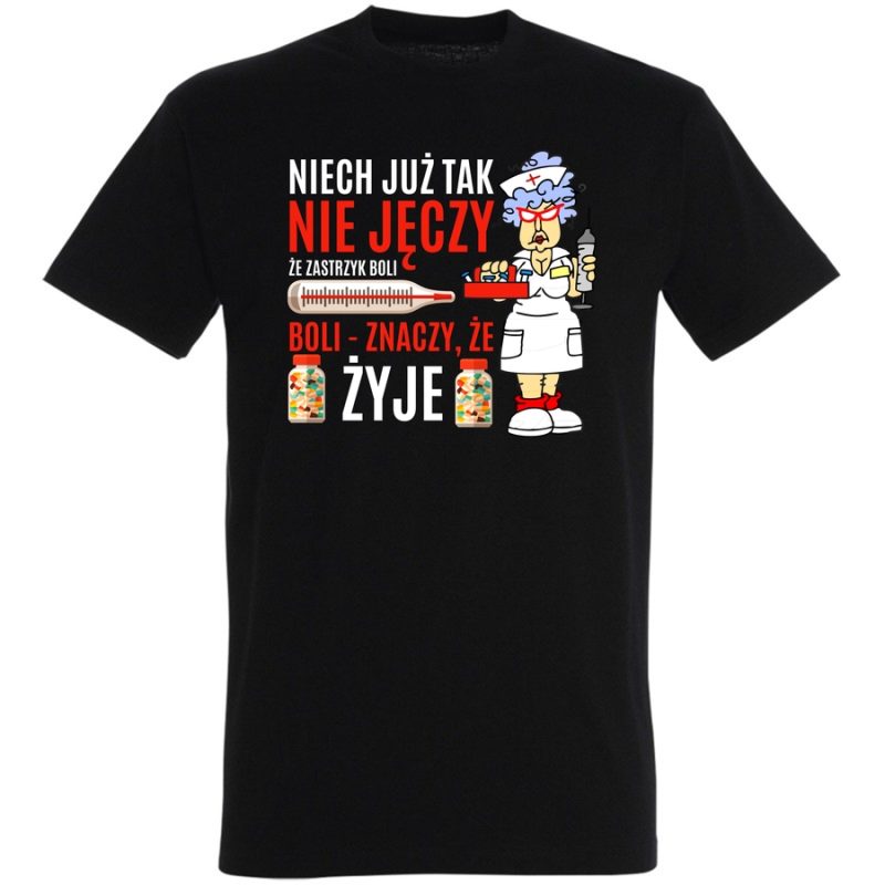 juz niech tak nie jeczy e zastrzyk boli jak boli to znaczy ze zyje meska black