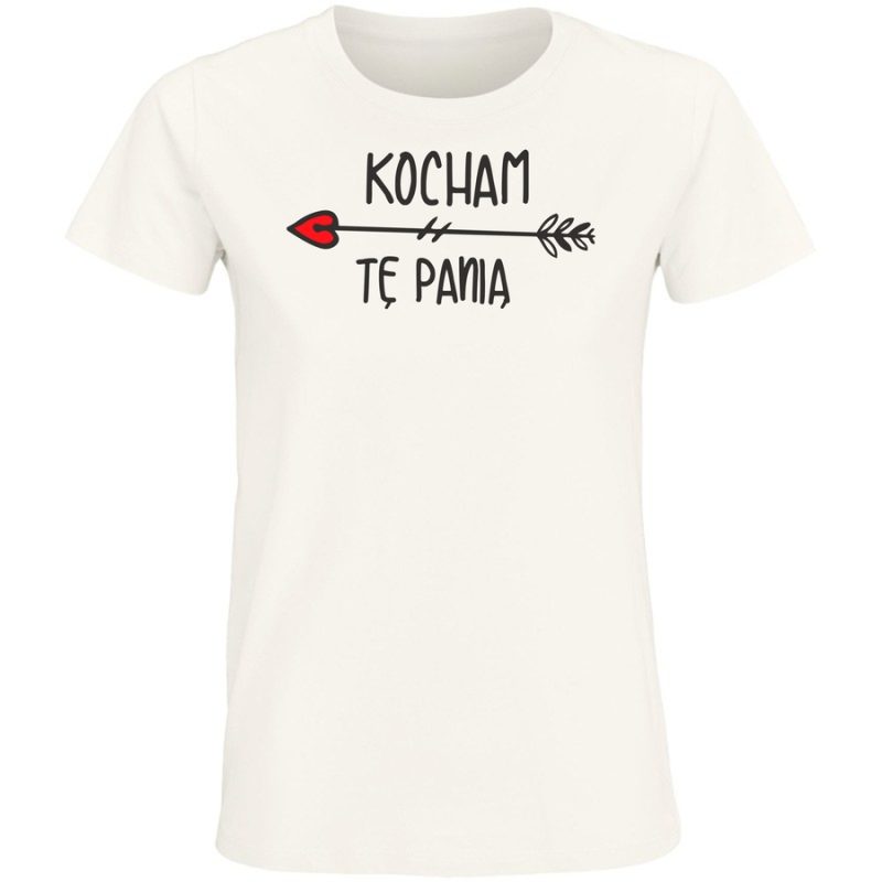 kocham te pania centrum koszulek 1 damska white