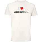 Koszulka z napisem I Love Sosnowiec