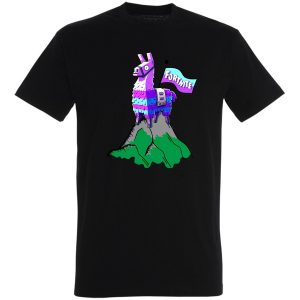 Koszulka dla Graczy Lama Flaga Fortnite