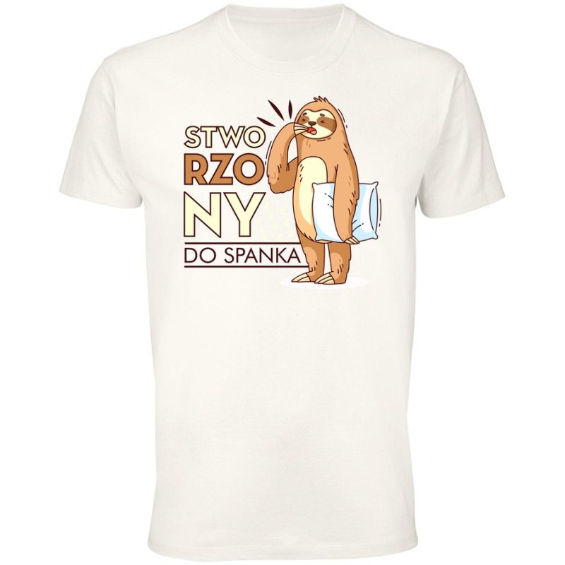 leniwiec z poduszka meska white