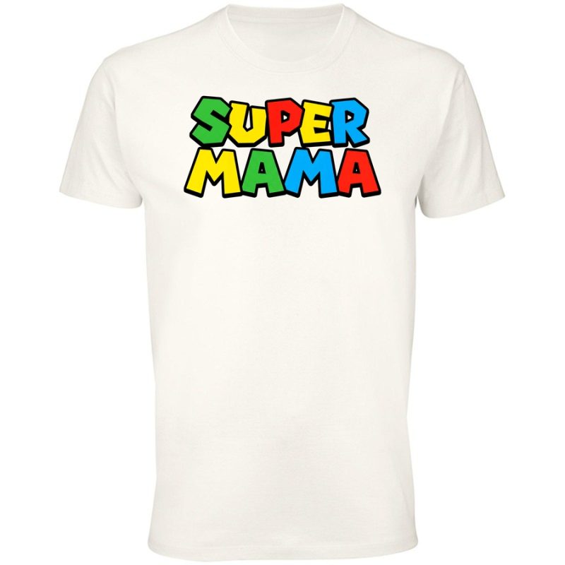 mama super mario3 meska white