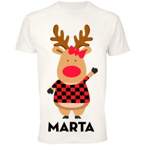 Koszulka świąteczna Marta w kratkę