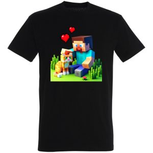 Minecraft Steve Kot