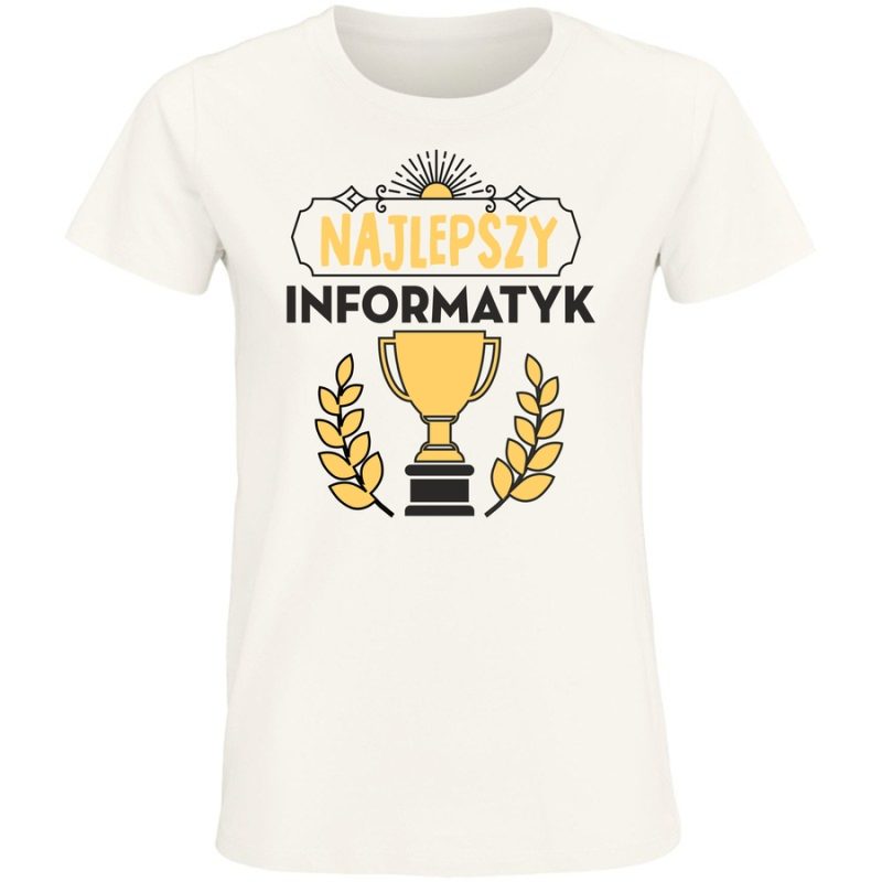 najlepszy informatyk puchar damska white