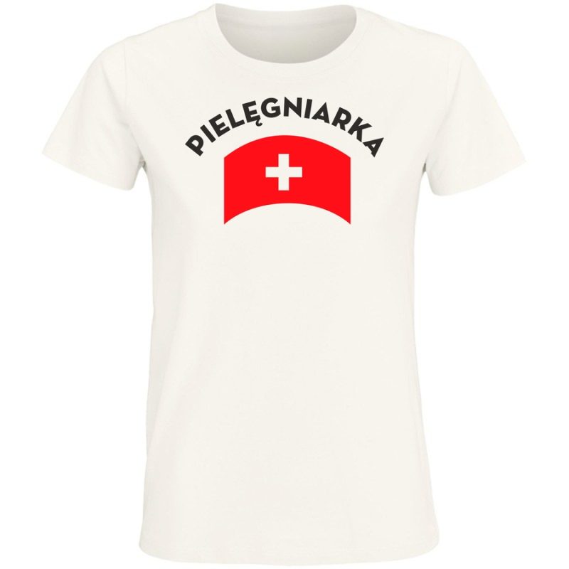 pielegniarka czepek nowy z krzyzemdamskawhite