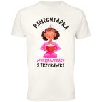 Koszulka kawa dla pielęgniarki