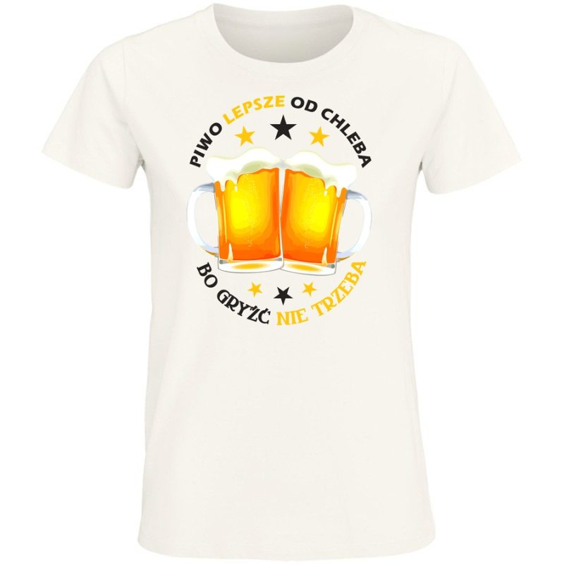 piwo lepsze od chleba damska white