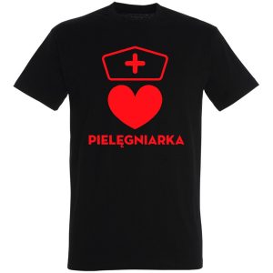 Serce czepek logo pielęgniarka