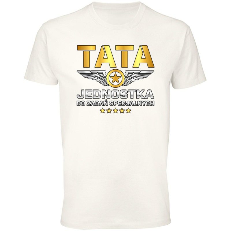 tata jednostka z gwiazdkami meska white