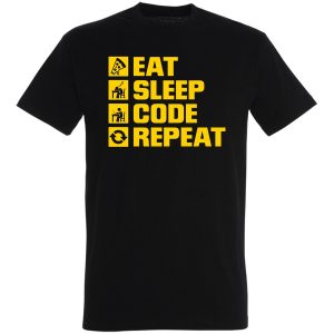 Koszulka Eat Sleep Code